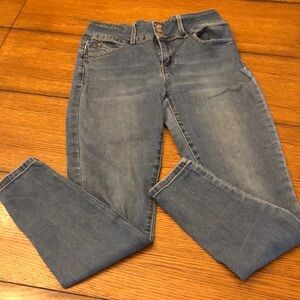 YMI Jeans faded stretch juniors size 11 outdoor camping hiking gardening